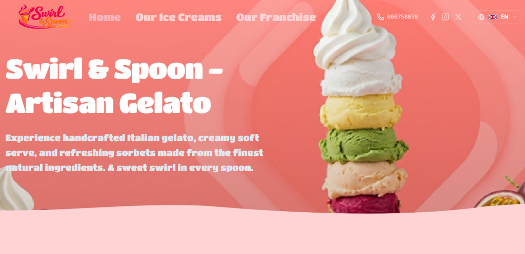 Saboraa Horizontal Navigation Header Preview