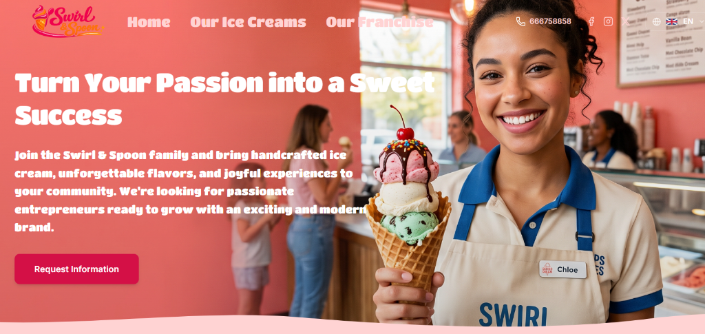 Artisan Ice Cream Shop screenshot 1