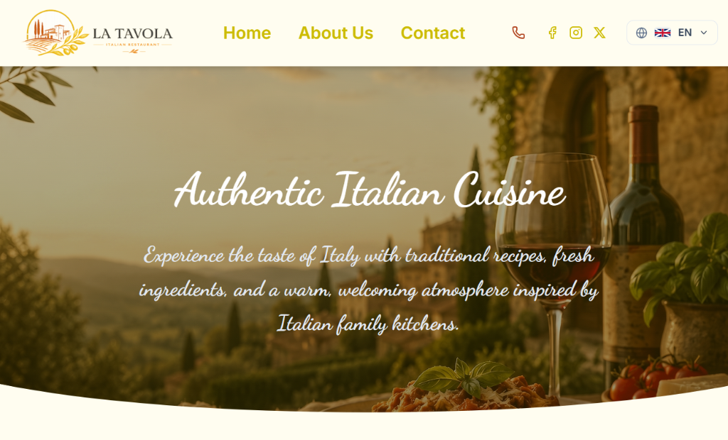 Italian Restaurant screenshot 1