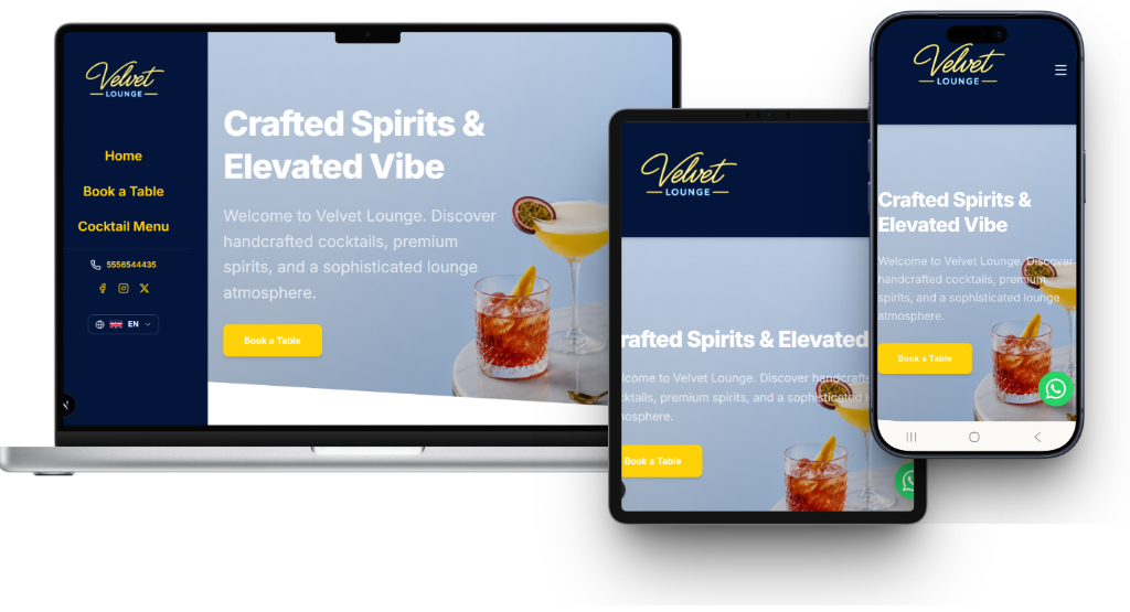 Saboraa Website Builder Device Mockups