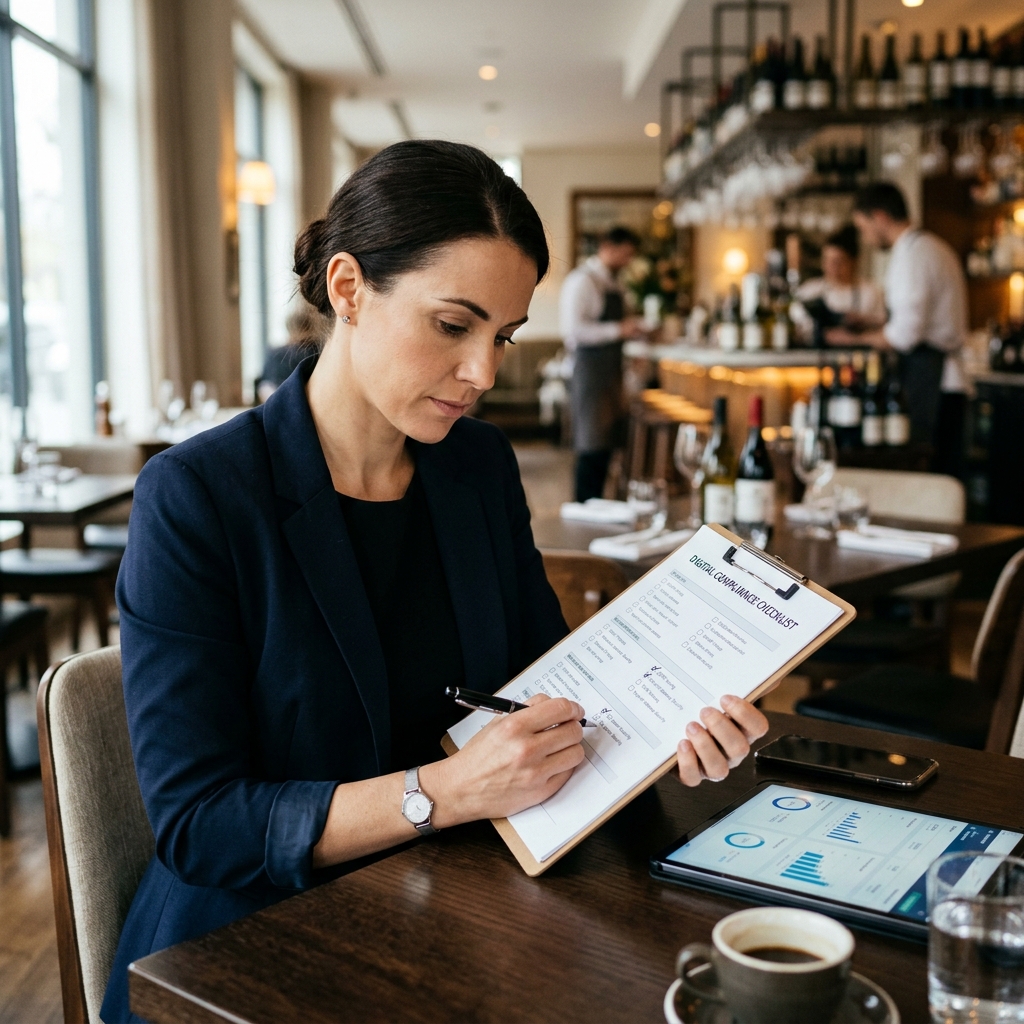 Compliance Checklist for Restaurant Digital Operations