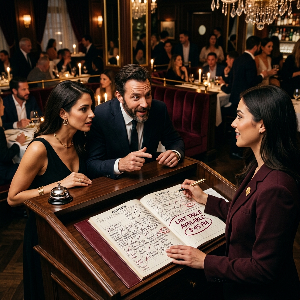 How Scarcity Influences Restaurant Reservations